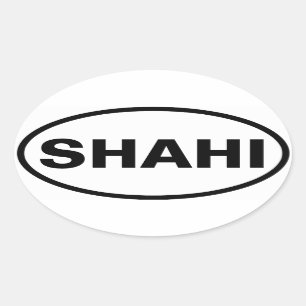 FOUR Shahi Oval Sticker