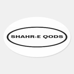 FOUR Shahr-e Qods Oval Sticker