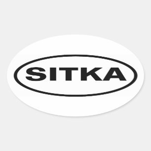 FOUR Sitka Oval Sticker