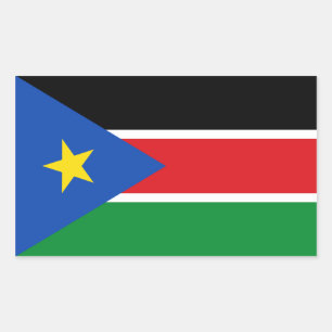 FOUR South Sudan National Flag Sticker