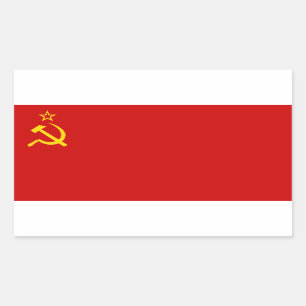 FOUR Soviet Union Flag Sticker