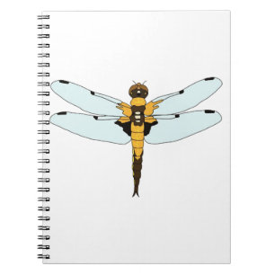 four spotted dragonfly notebook