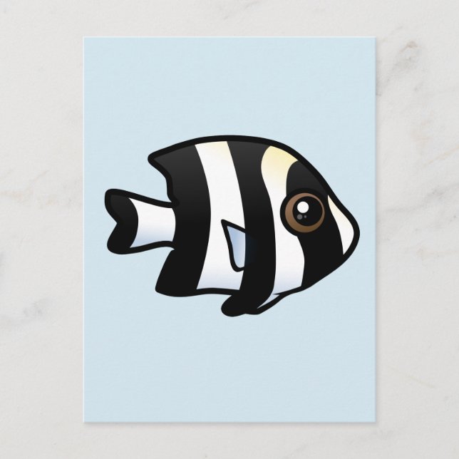 Four Stripe Damselfish Postcard (Front)
