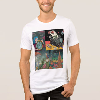 Four Surreal Dreamscape Visions Tri-Blend Shirt
