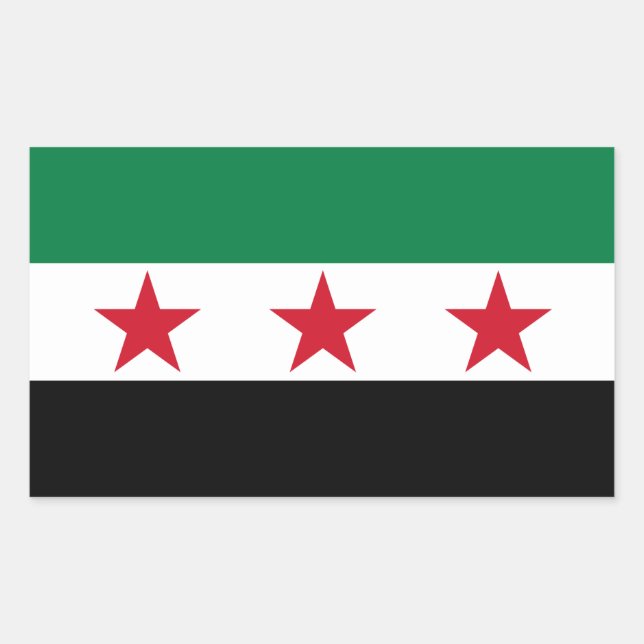 FOUR Syria Flag Sticker (Front)