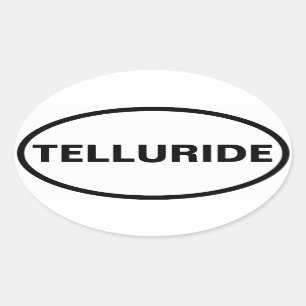 FOUR Telluride Oval Sticker