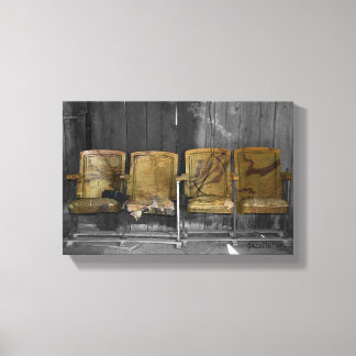 Four Theatre Seats Canvas Print