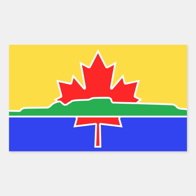 FOUR Thunder Bay Flag Sticker (Front)