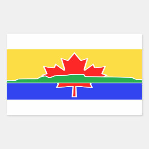 FOUR Thunder Bay Flag Sticker