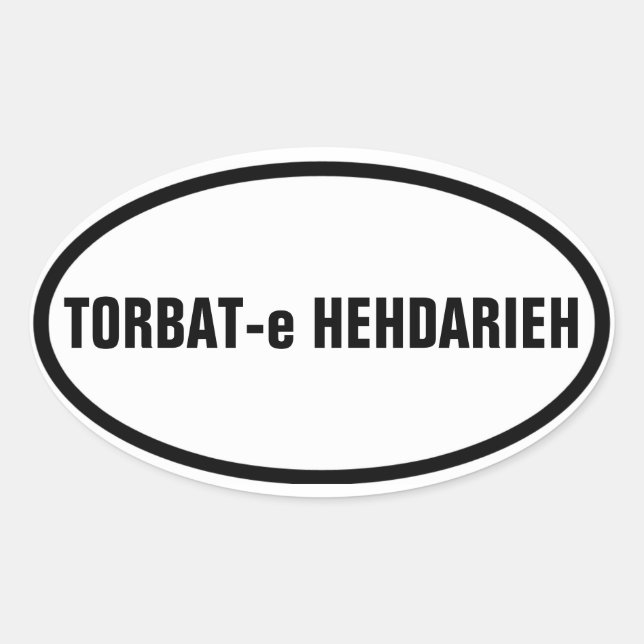 FOUR Torbat-e Heydarieh Oval Sticker (Front)