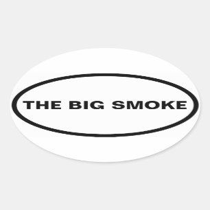 FOUR Toronto "THE BIG SMOKE" Oval Sticker