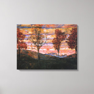 Four Trees Canvas Print