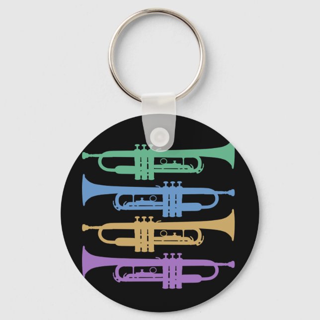 Four Trumpets Keychain (Front)