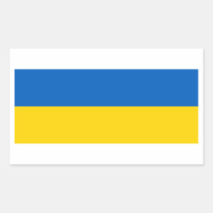 FOUR Ukraine National Flag Sticker