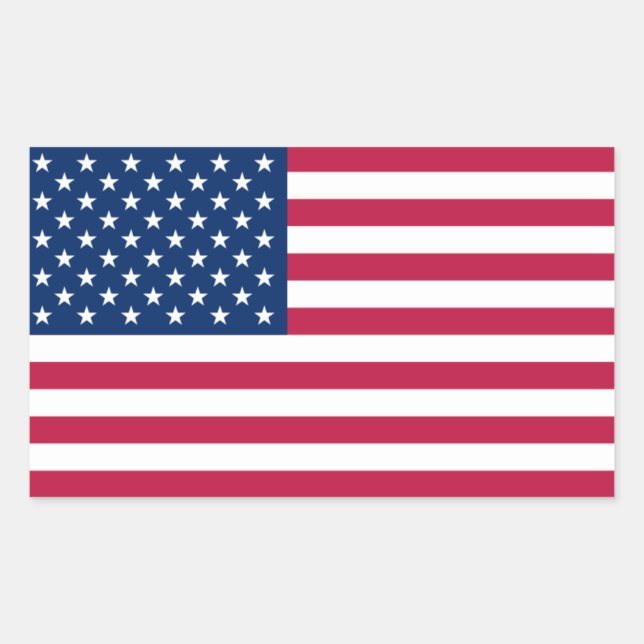 FOUR USA National Flag Sticker (Front)