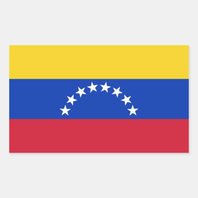 FOUR Venezuela Flag Sticker (Front)