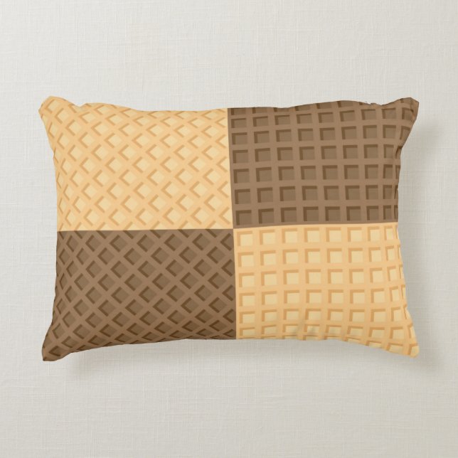 Four Wafers Accent Pillow (Front)
