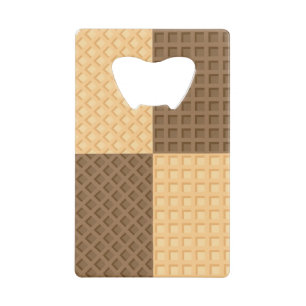 Four Wafers Credit Card Bottle Opener