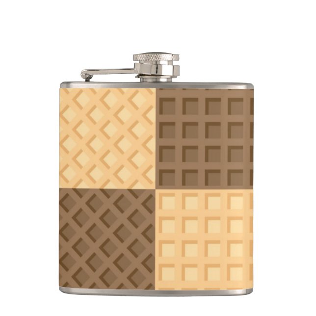 Four Wafers Hip Flask (Front)
