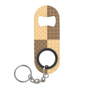 Four Wafers Keychain Bottle Opener