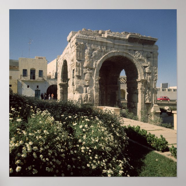 Four-way Arch of Marcus Aurelius and Lucius Poster (Front)