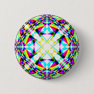 Four way window pane 2 inch round button