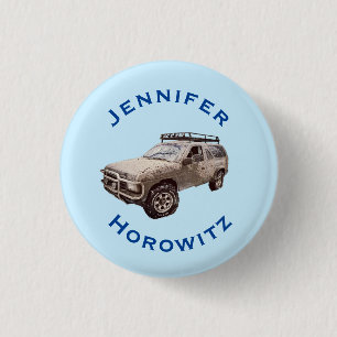 Four-wheel Drive 1 Inch Round Button