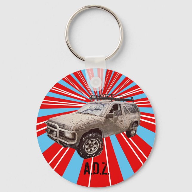 Four-wheel Drive Keychain (Front)
