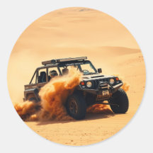 Four-wheel drive sand racing car