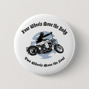 Four Wheels III 2 Inch Round Button
