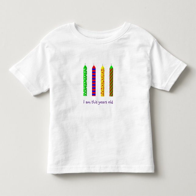 Four Year Old Birthday T-Shirt (Front)