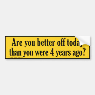 four-years-ago bumper sticker