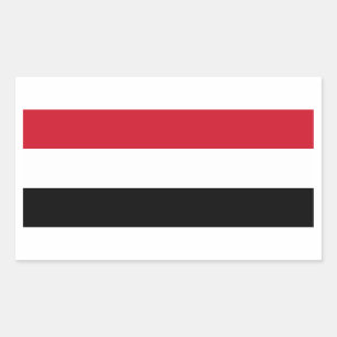 FOUR Yemen National Flag Sticker