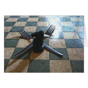 Fourchette dans la route