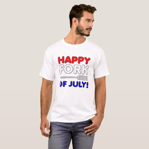 Fourchette de juillet T-shirt drôle