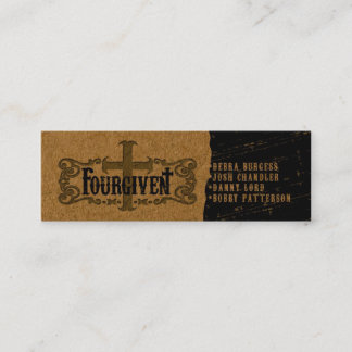 FOURGIVEN small business card