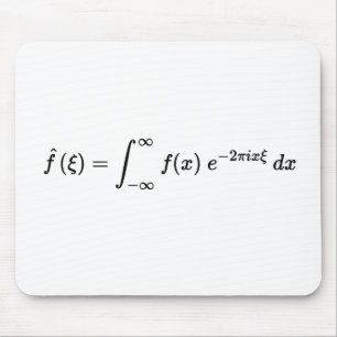 fourier transform equation, math basics mouse pad