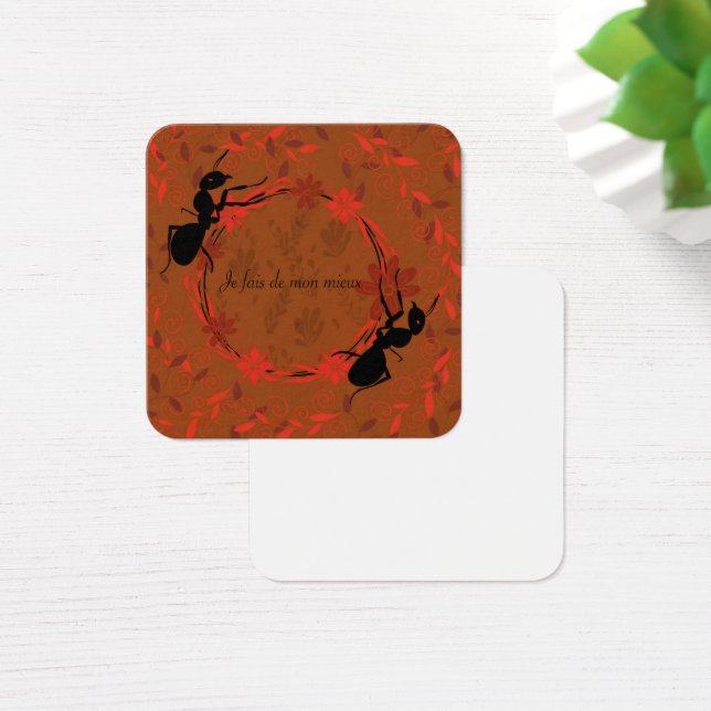 fourmi, affirmation positive, expression inspirant (Bureau)