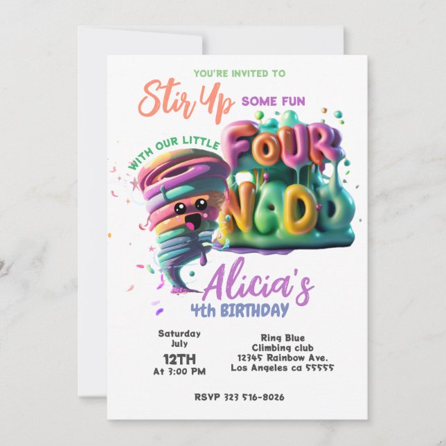 fournado Invitation (Front)