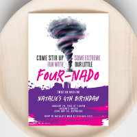 Fournado Twister Tornado Pink Purple Birthday