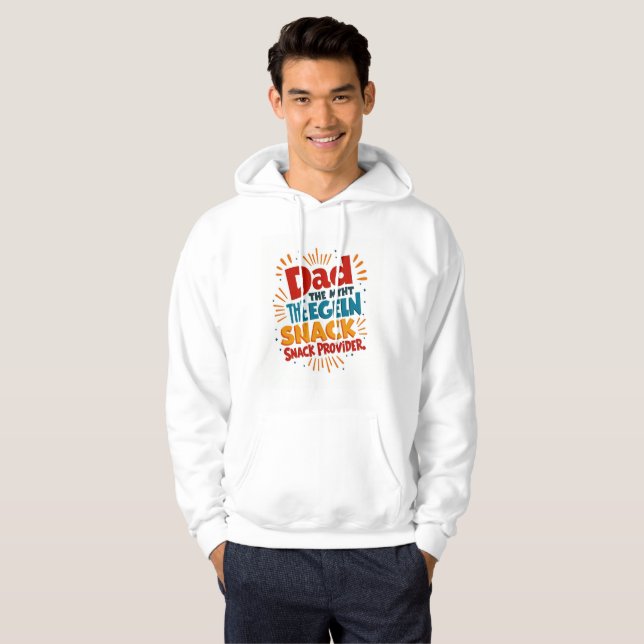 Fournisseur de snacks Papa Sweat - shirt à capuche (Devant entier)