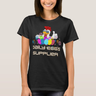 Fournisseur Quotidien d'Oeufs T-Shirt Drôle de Fer