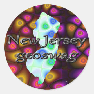 Fournitures de Geocaching New Jersey Stickers Geos
