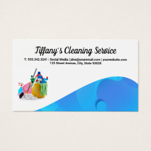 Fournitures de nettoyage   Vague bleue