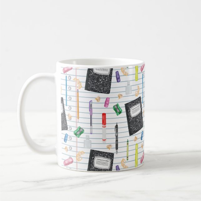 Fournitures d'écriture - Série scolaire Café Mug (Gauche)