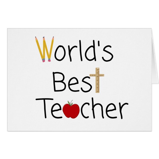 Fournitures scolaires cool pour le meilleur enseig (Devant horizontal)