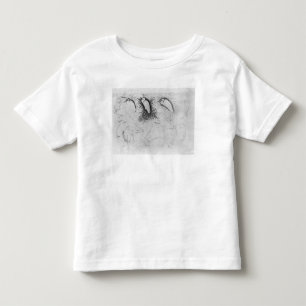 Fourteen egrets, from the The Vallardi Album Toddler T-shirt