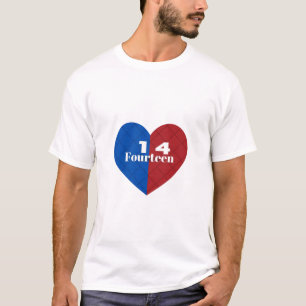 Fourteen numerology inspired tshirt
