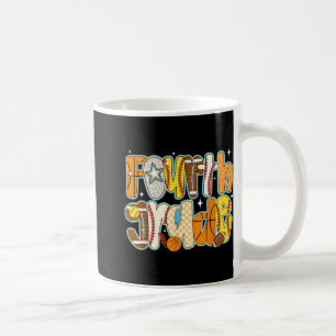 Fourth 4th Grade Boy Baseball Basketball Football Coffee Mug