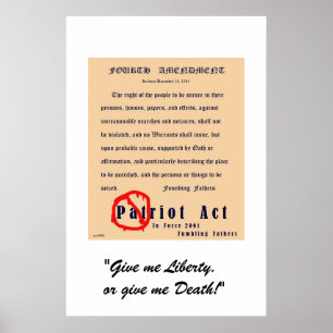 Fourth Amendment Poster